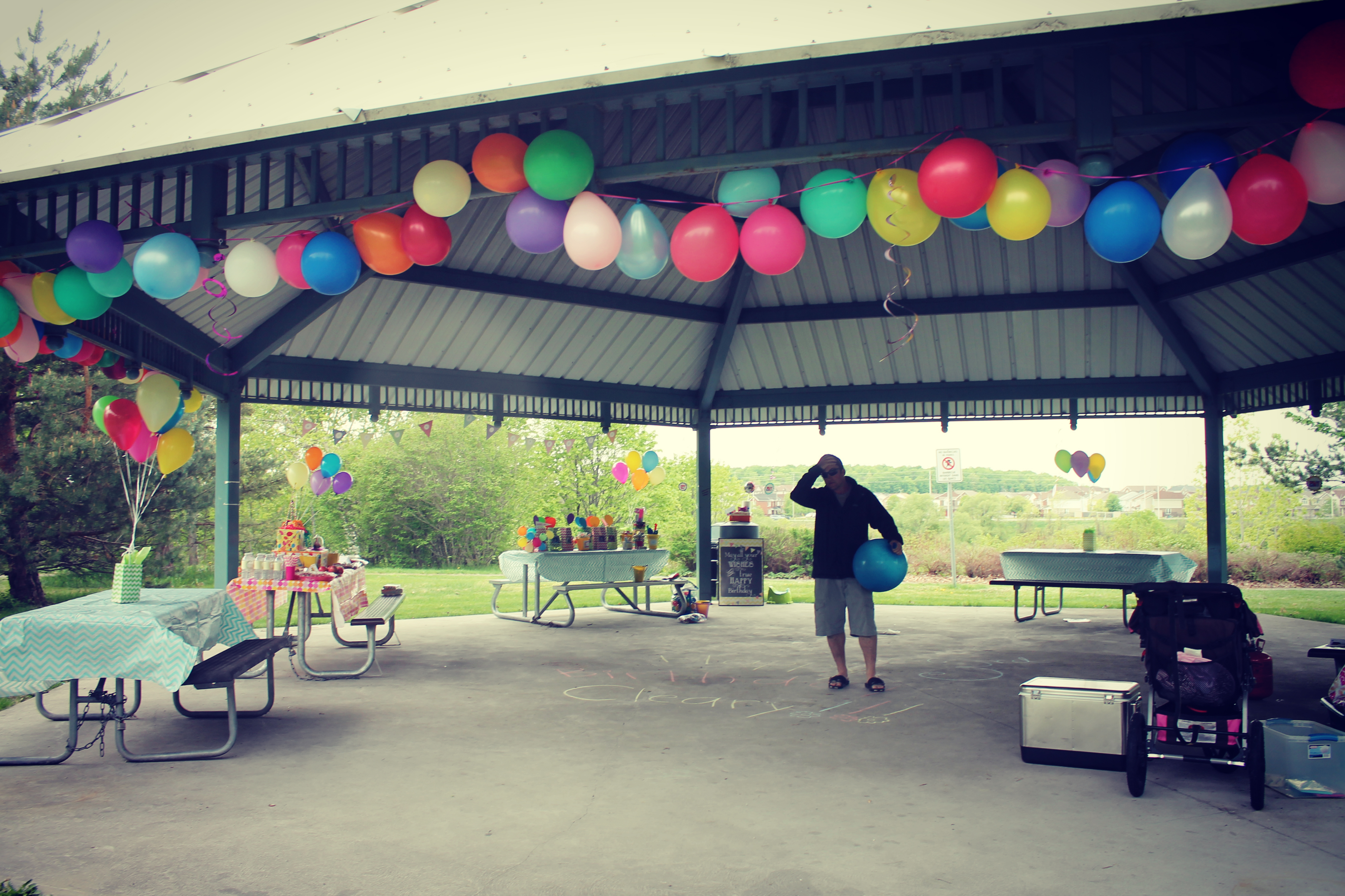 Outdoor Balloon Birthday  Party  in Pictures Part I 