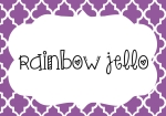 rainbow jellow
